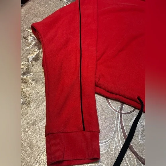 ❤️❤️Forever 21 Red Hoodie with Black Zipper size L ❤️❤️drawer (4) - Picture 4 of 7